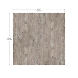 Norsk Reversible Driftwood/Black Faux Wood 24 in. x 24 in. x 0.47 in. Foam Mats (4-Pack)