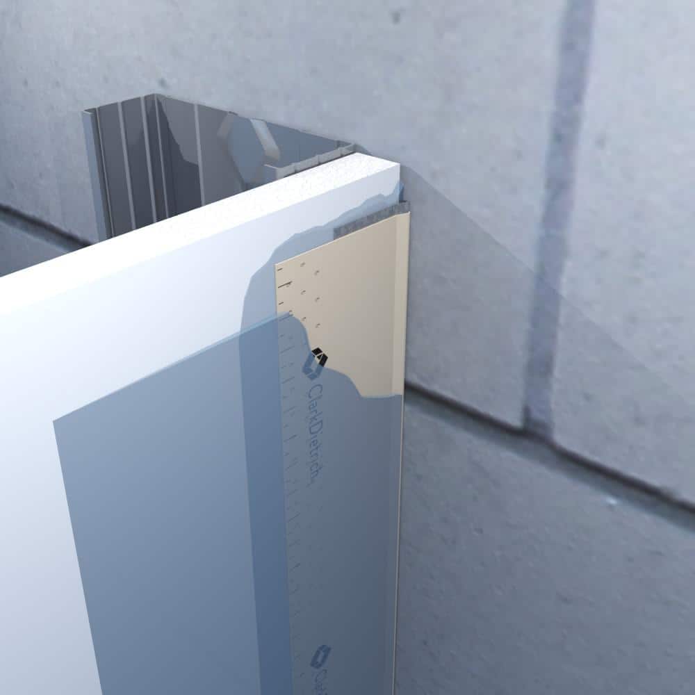 1/2 in. x 8 ft. Paper-Faced Metal Drywall L-Trim Cornerbead