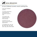 6 in. Dia 600-Grit Super Fine Ceramic Mesh (10-Pack)