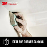 Pro Grade Precision 4 1/2 in. x 2 1/2 in. x 1 in. 120 Grit Fine Single Angled Drywall Sanding Sponge (2-Pack)