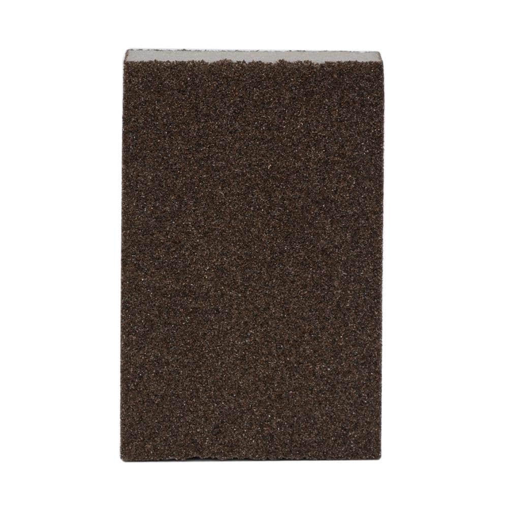 2-5/8 in. x 4 in. x 1 in. 80 Grit Medium/120 Grit Fine Sanding Sponge