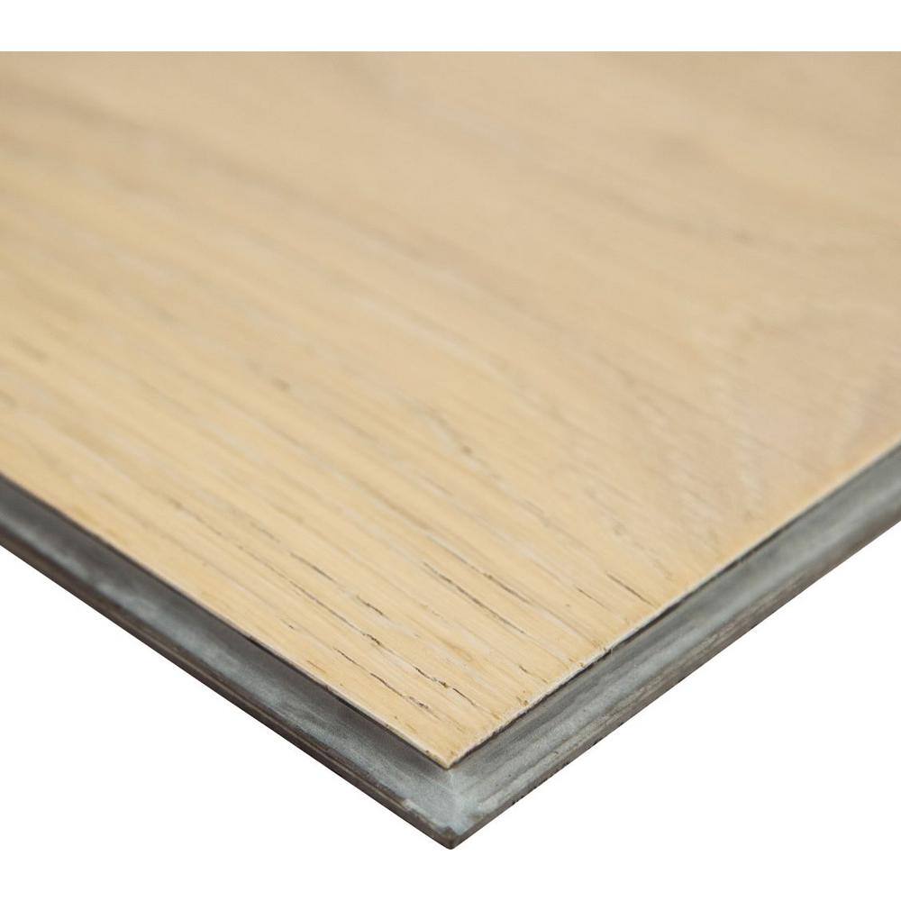 A&A Surfaces Woodridge Dula Ash Oak 0.28 in. x 6.5 in. Waterproof Wire Brushed Engineered Hardwood Flooring (21.67 sq. ft./case)