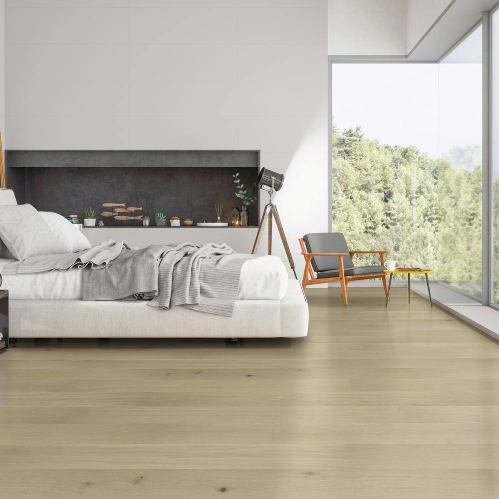 A&A Surfaces Woodridge Dula Ash Oak 0.28 in. x 6.5 in. Waterproof Wire Brushed Engineered Hardwood Flooring (21.67 sq. ft./case)
