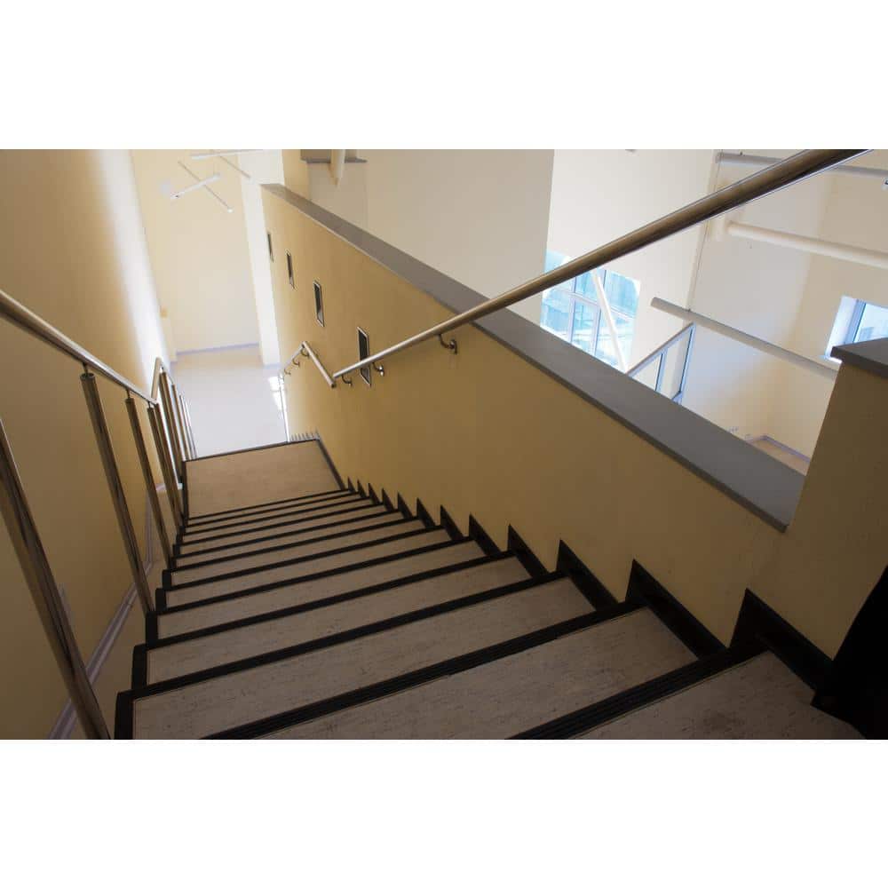 Onward 4-1/16 in. (103 mm) Dull Nickel Heavy-Duty Aluminum Handrail Bracket for Flat Bottom Handrail with Adjustable Angle