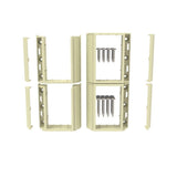 RDI Deck Top Level Bracket Set in Dune (2 Top and 2 Bottom Brackets)