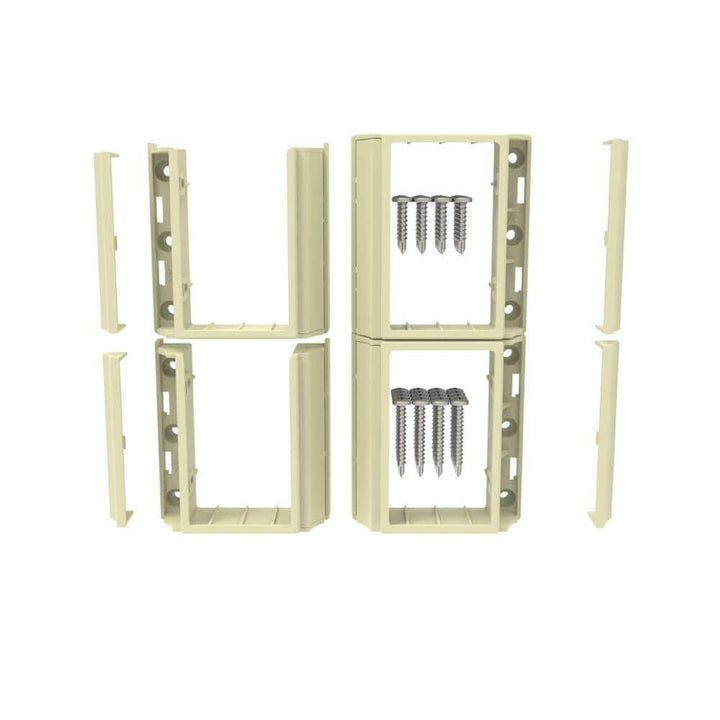 RDI Deck Top Level Bracket Set in Dune (2 Top and 2 Bottom Brackets)