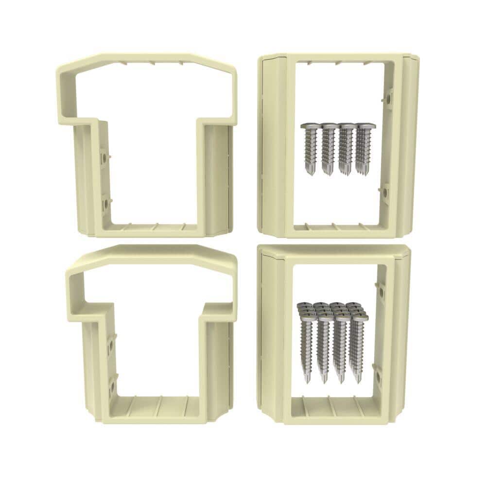 RDI T-Top Level Bracket Set (2-Top and 2-Bottom Brackets) in Dune