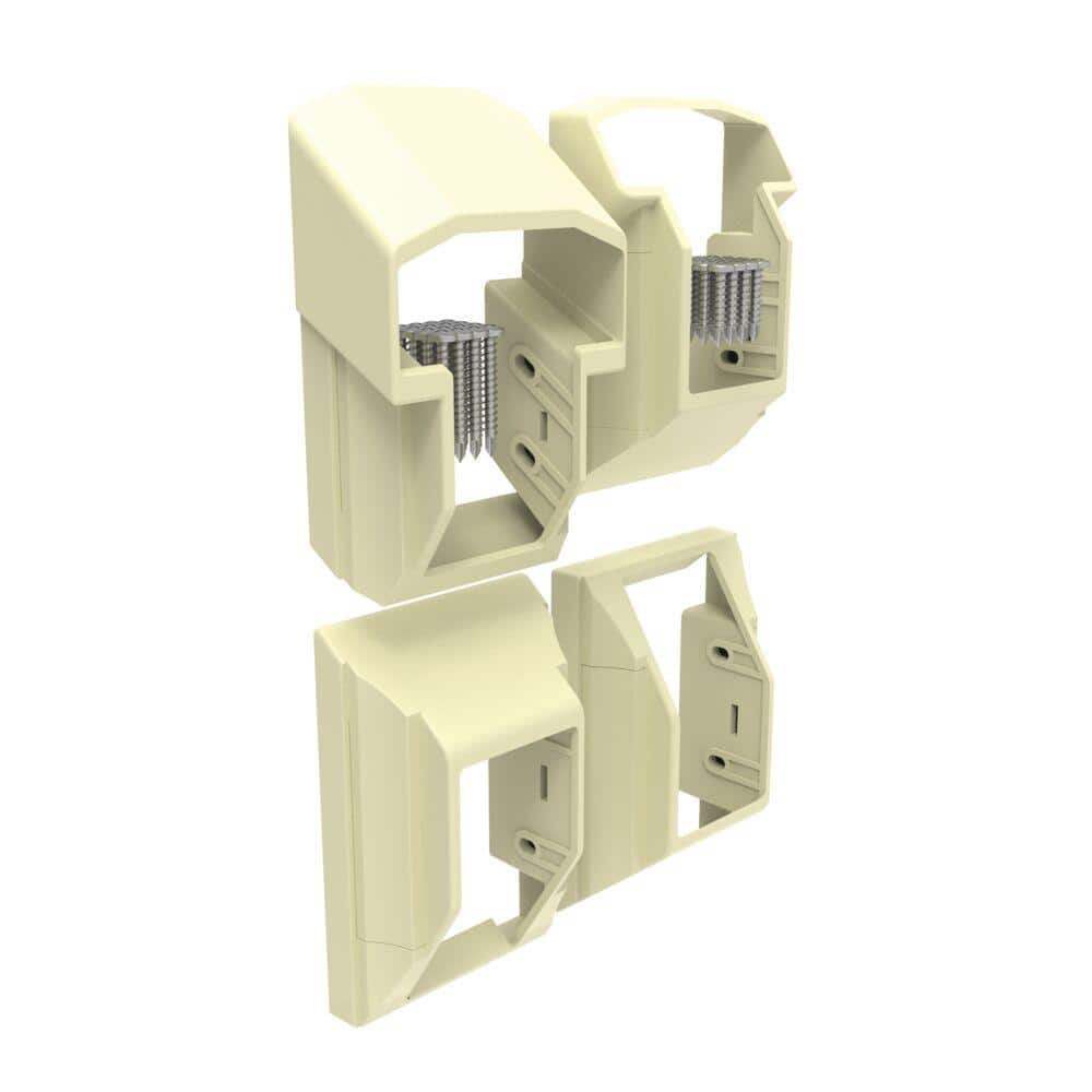 RDI T-Top Stair Bracket Set (2-Top and 2-Bottom Brackets) in Dune