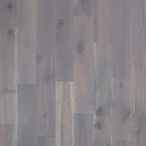 Interbuild 6.2 ft. L x 36 in. D, Acacia Butcher Block Island Countertop, Finished in Dusk Grey with Square Edge
