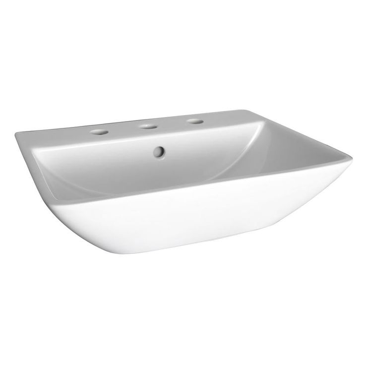 Barclay Products Summit 500 Wall-Hung Bathroom Sink in White