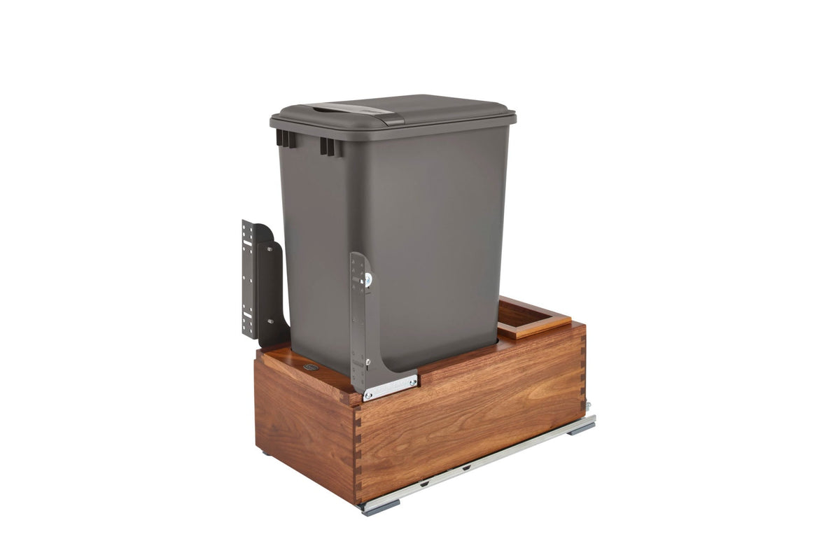 Rev-A-Shelf 35-Quart Plastic Soft-Close Pull-Out Trash Can
