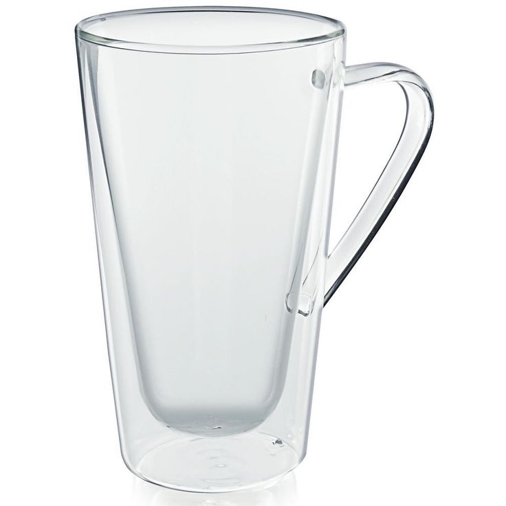 Bellagio Double-Wall 12 oz. Clear Glassware Coffee Mug (2-Pack)