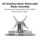 42 oz. 4-Speed Chrome Personal Blender