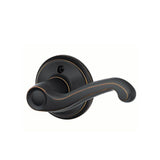 Flair Bright Brass Right Handed Dummy Door Lever - Super Arbor