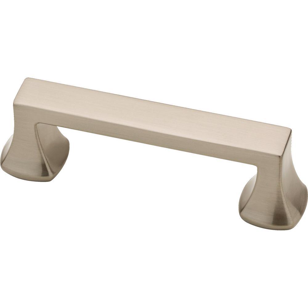 Mandara 5-1/16 in. (128 mm) Center-to-Center Satin Nickel Drawer Pull - Super Arbor
