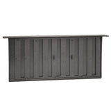 16 in. x 8 in. Plastic Resin Slider Foundation Vent in Black - Super Arbor