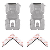 3M CLAW Silver Drywall All-Purpose Picture Hangers, 65 lb, 2 Pack