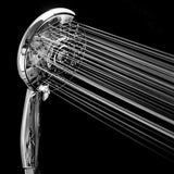 5-Spray Patterns 5 in. Wall Mount Dual Shower Heads with Adjustable Slide Bar and Stainless Steel Hose in Brushed Nickel - Super Arbor