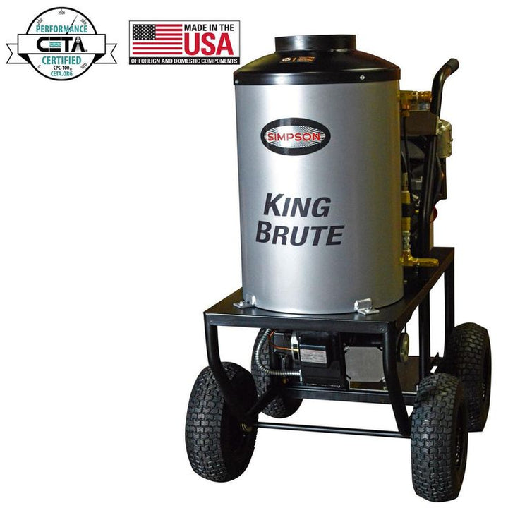 Simpson SIMPSON King Brute KB3028 3000  PSI at 2.8 GPM BRIGGS & STRATTON Hot Water Pressure Washer