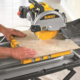DEWALT 10-in 15-Amp Wet Tabletop Sliding Table Tile Saw