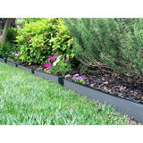 Frame It All 1 in. Series 16 ft. Weathered Wood Composite Straight Landscape Edging Kit