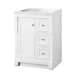Naples 30 in. W Bath Vanity Cabinet Only in Tobacco with Right Hand Drawers - Super Arbor