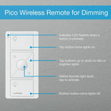 Caseta Wireless Smart Lighting Start Kit with Pico Remote and 2-Dimmer Switches, White - Super Arbor