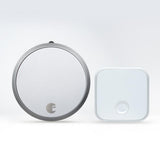 Smart Lock Pro Silver with Connect Wi-Fi Bridge Deadbolts - Super Arbor