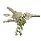 Stainless Steel Grade 3 Combo Lock Set with Entry Door Knob and Deadbolt, 18 SC1 Keys Total, (3-Pack, Keyed Alike) - Super Arbor