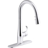 Simplice Touchless Single-Handle Pull-Down Sprayer Kitchen Faucet in Polished Chrome - Super Arbor