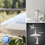 UFO 720 Dual-Omni Reception Outdoor HDTV Antenna with Smartpass Includes Pole Mount - Super Arbor