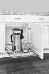 Rev-A-Shelf 14.5-in W x 6-in H 1-Tier Pull Out Metal Baskets & Organizers