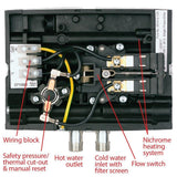 240-Volt 5.7 kW 0.87 GPM Compact Point-of-Use Tankless Electric Water Heater - Super Arbor