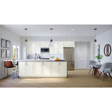allen + roth Dawley 24-in W x 36.125-in H x 12-in D Linen Maple Door Wall Semi-Custom Cabinet