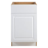 Benton Assembled 12x34.5x24.5 in. Base Cabinet with Soft Close Full Extension Drawer in White - Super Arbor