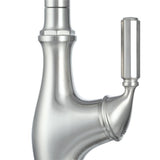 Worth Single-Handle Pull-Down Sprayer Kitchen Faucet in Vibrant Stainless - Super Arbor