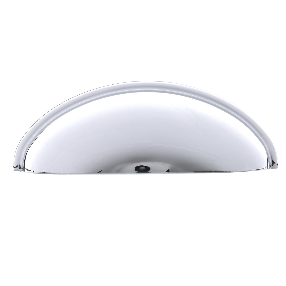 Cup Pulls Collection 3 in. (76 mm) Center-to-Center Polished Chrome Cabinet Cup Pull (5-Pack)