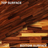 Sparrow Peak Saman 10-ft Natural Straight Butcher Block Saman Kitchen Countertop