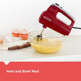 Helix Performance Premium 5-Speed Mixer Red Hand Mixer