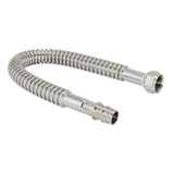3/4 in. FIP x 3/4 in. Expansion PEX x 24 in. Corrugated Stainless Steel Water Heater Connector - Super Arbor