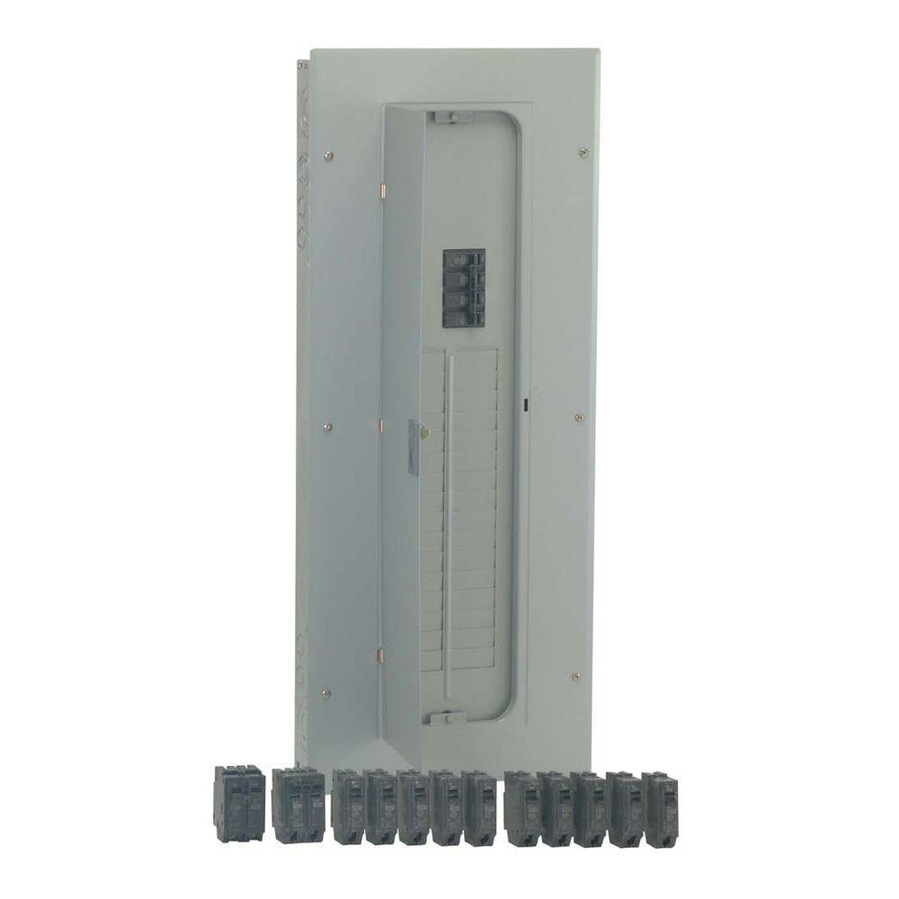 PowerMark Gold 100 Amp 20-Space 20-Circuit Indoor Main Breaker Value Kit Includes Select Circuit Breakers - Super Arbor