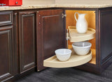 Rev-A-Shelf 2-Tier Plastic Half Moon Cabinet Lazy Susan