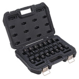 1/2 in. Drive Combination Impact Hex Socket Set (15-Piece) - Super Arbor