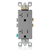 Decora 20 Amp Ultrasonic Tamper Resistant Duplex Outlet, White (10-Pack) - Super Arbor