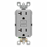 20 Amp Self-Test SmartlockPro Slim Duplex GFCI Outlet, Ivory - Super Arbor