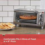 4-Slice Stainless Steel Toaster Oven