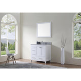 Caroline Madison 36 in. W Bath Vanity Cabinet Only in White - Super Arbor