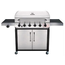 Char-Broil Performance Stainless 6 Liquid Propane Gas Grill with 1 Side Burner