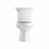 Highline Arc The Complete Solution 2-piece 1.28 GPF Single Flush Round-Front Toilet in White, Seat Included (3-Pack) - Super Arbor