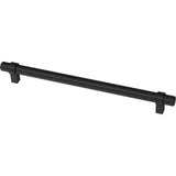 Essentials 5-1/16 in. (128mm) Center-to-Center Wrapped Matte Black Bar Pull (24-Pack) - Super Arbor